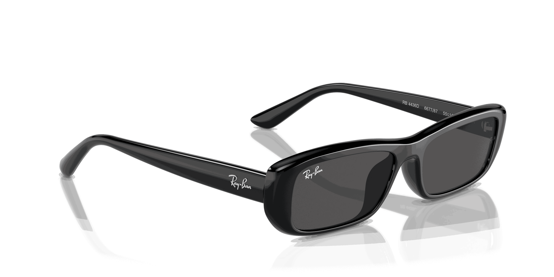 [Dark Grey Lenses, Polished Black Frame]