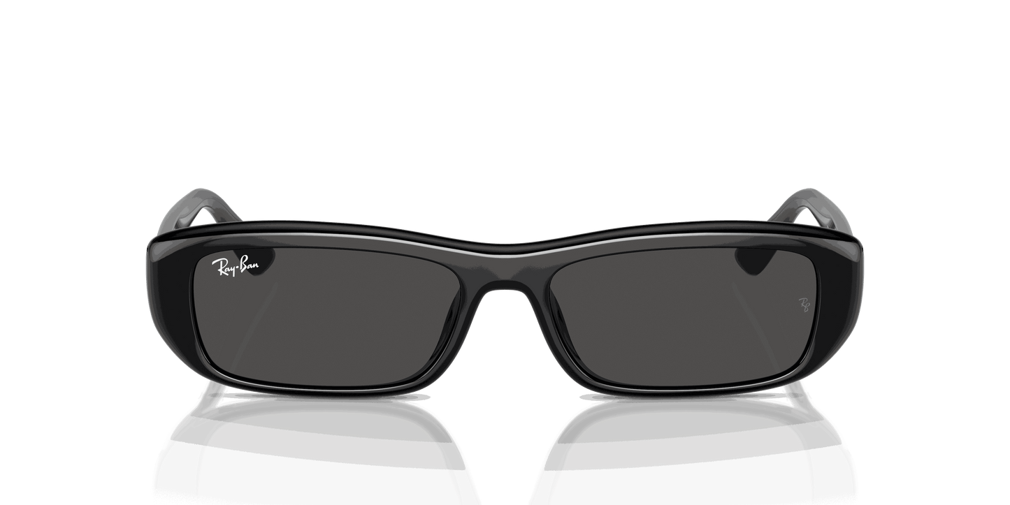 [Dark Grey Lenses, Polished Black Frame]