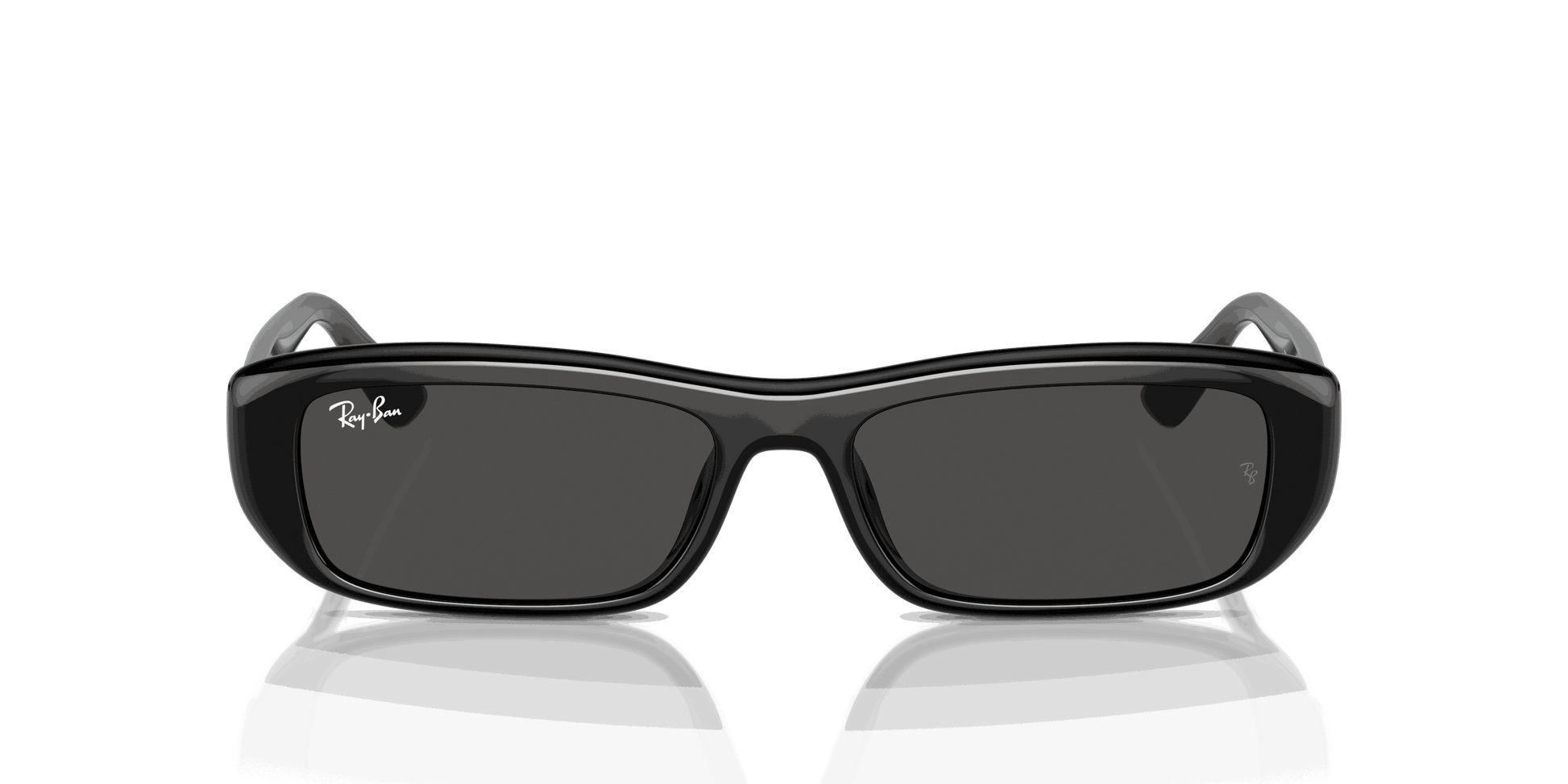 [Dark Grey Lenses, Polished Black Frame]