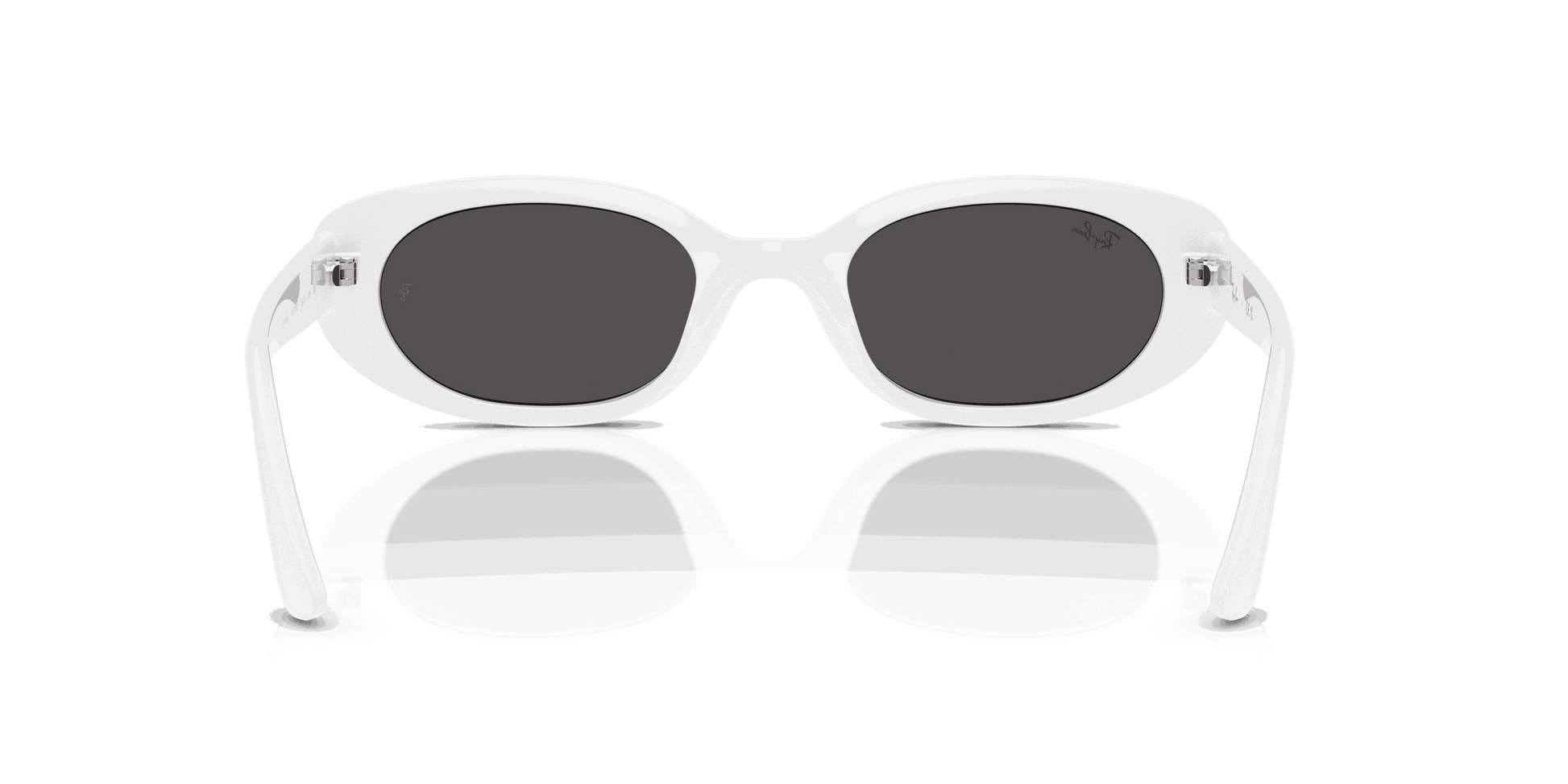 [Dark Grey Lenses, Polished White Frame]