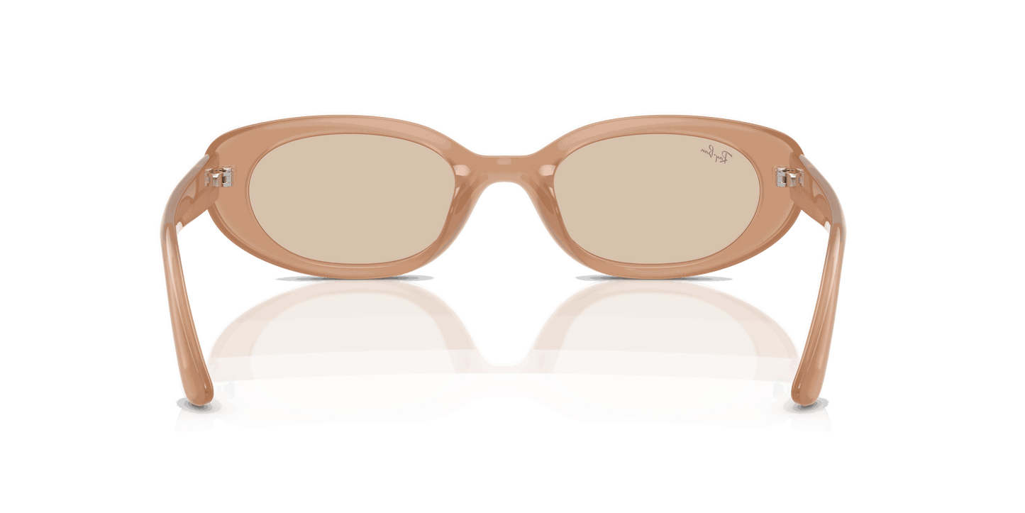 [Light Brown Lenses, Matte Opal Beige Frame]