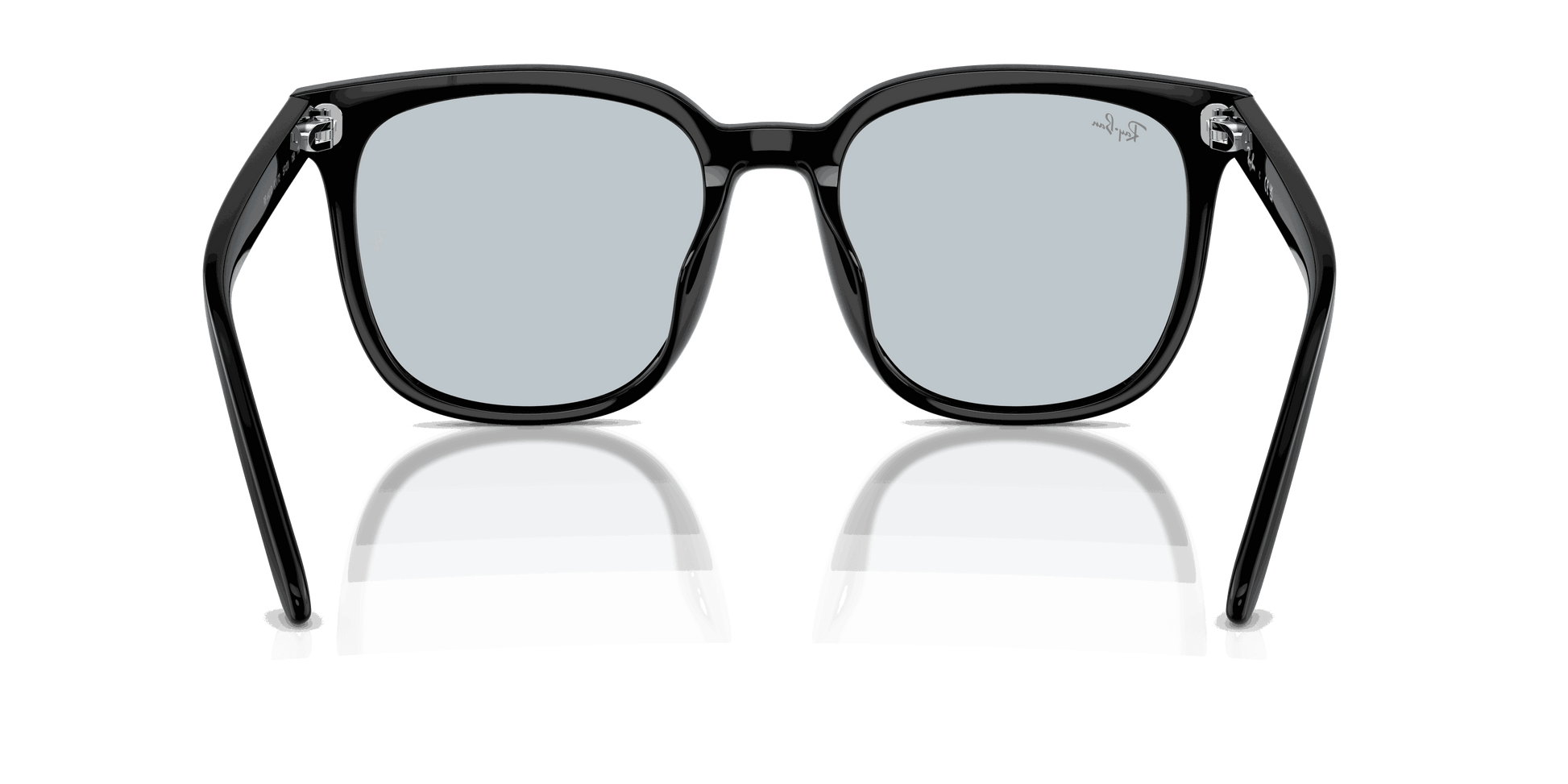 [Light Blue Lenses, Polished Black Frame]