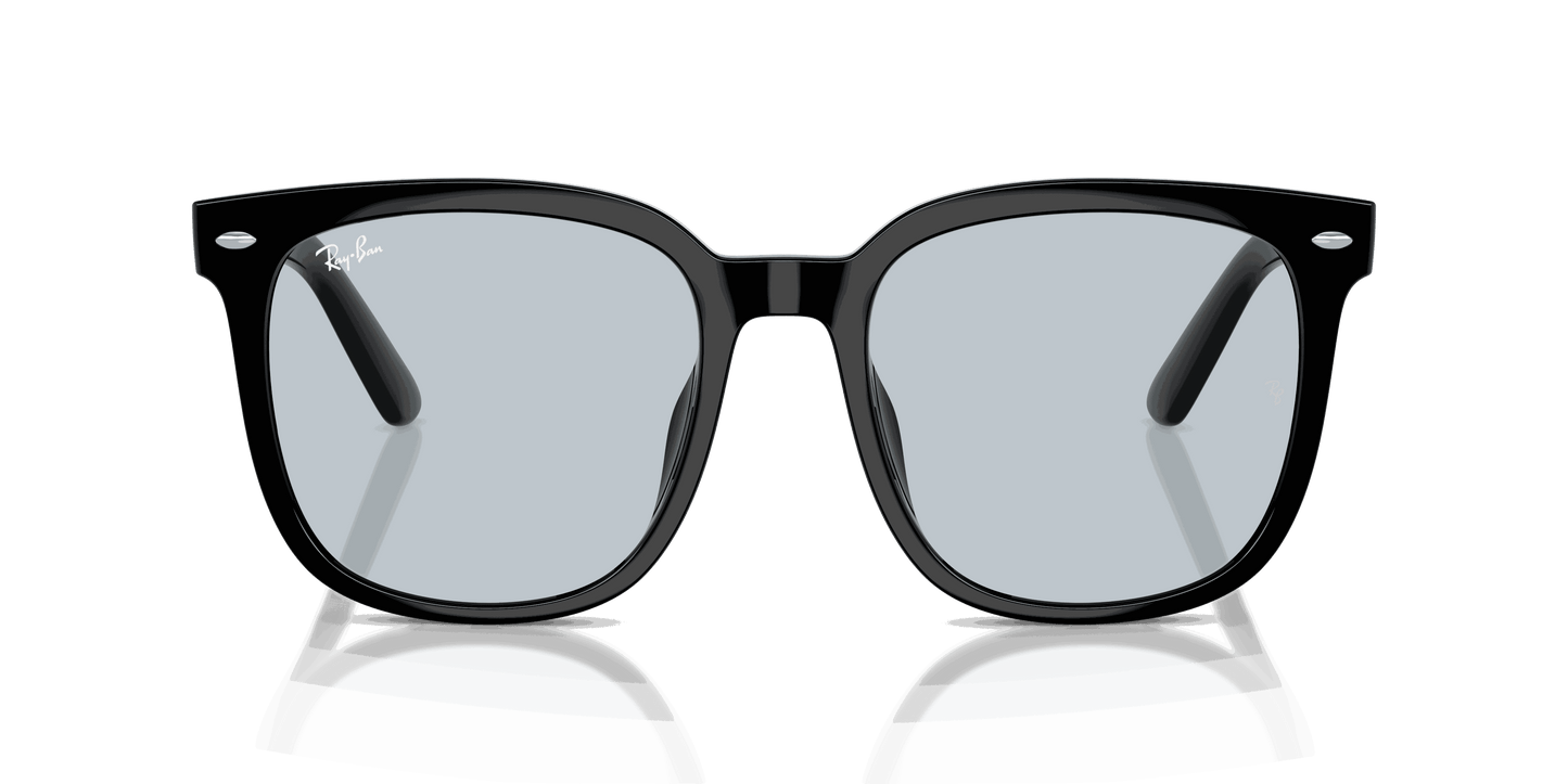 [Light Blue Lenses, Polished Black Frame]