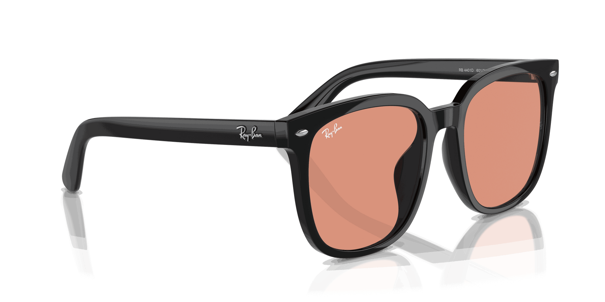 [Orange Lenses, Polished Black Frame]