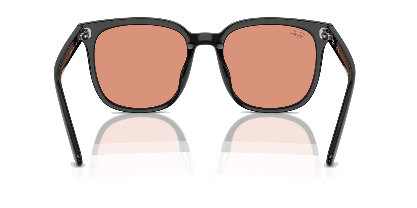 [Orange Lenses, Polished Black Frame]