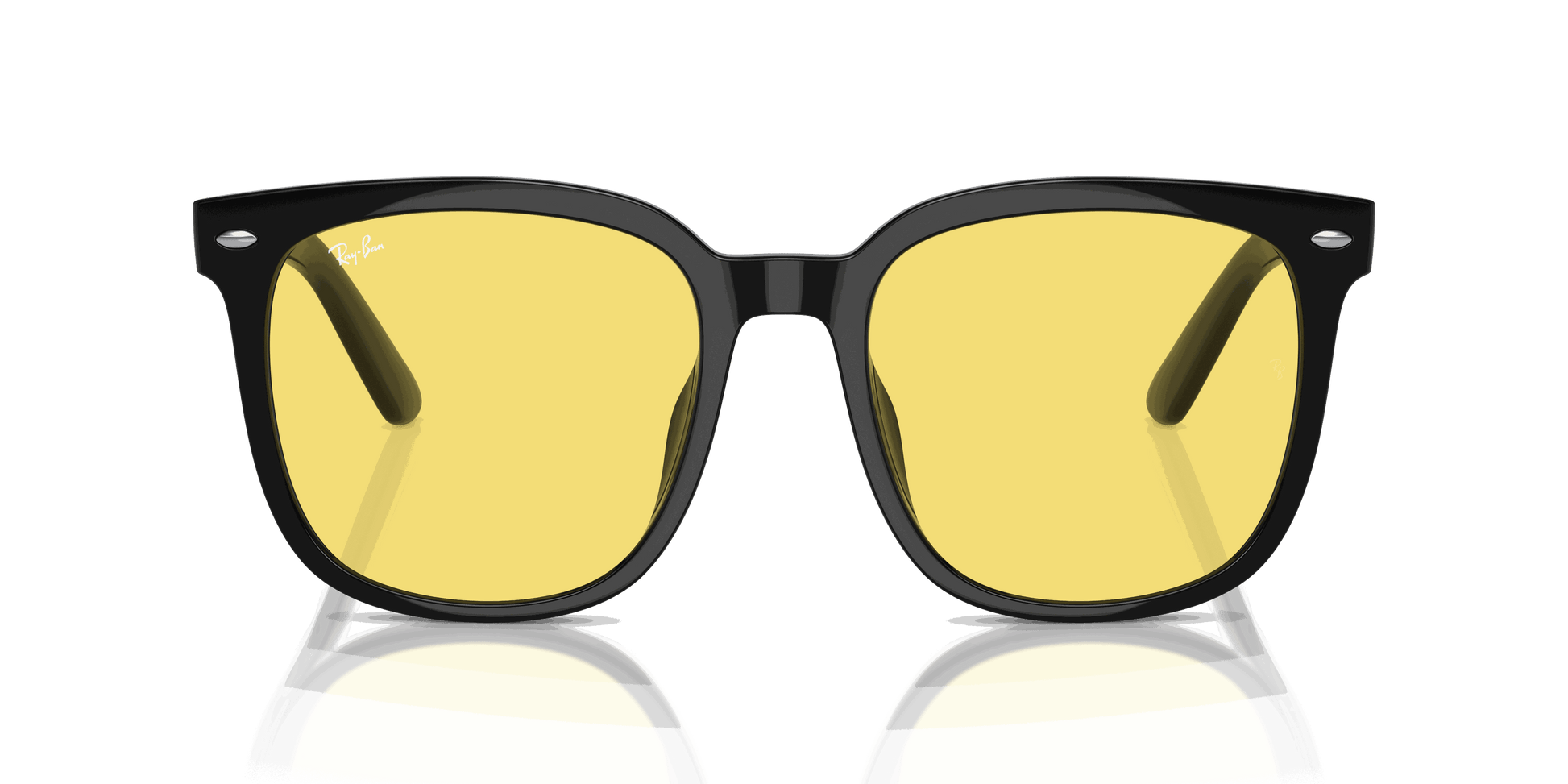 [Yellow Lenses, Polished Black Frame]