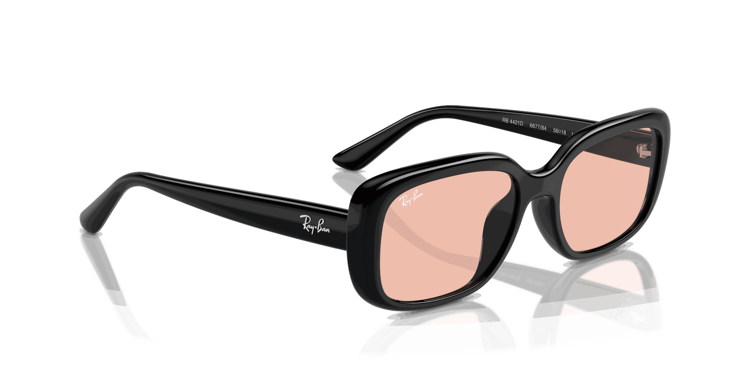 [Dark Pink Lenses, Polished Black Frame]
