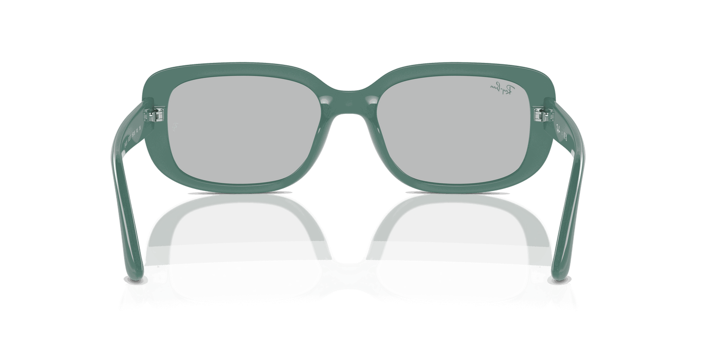 [Light Grey Lenses, Polished Algae Green Frame]