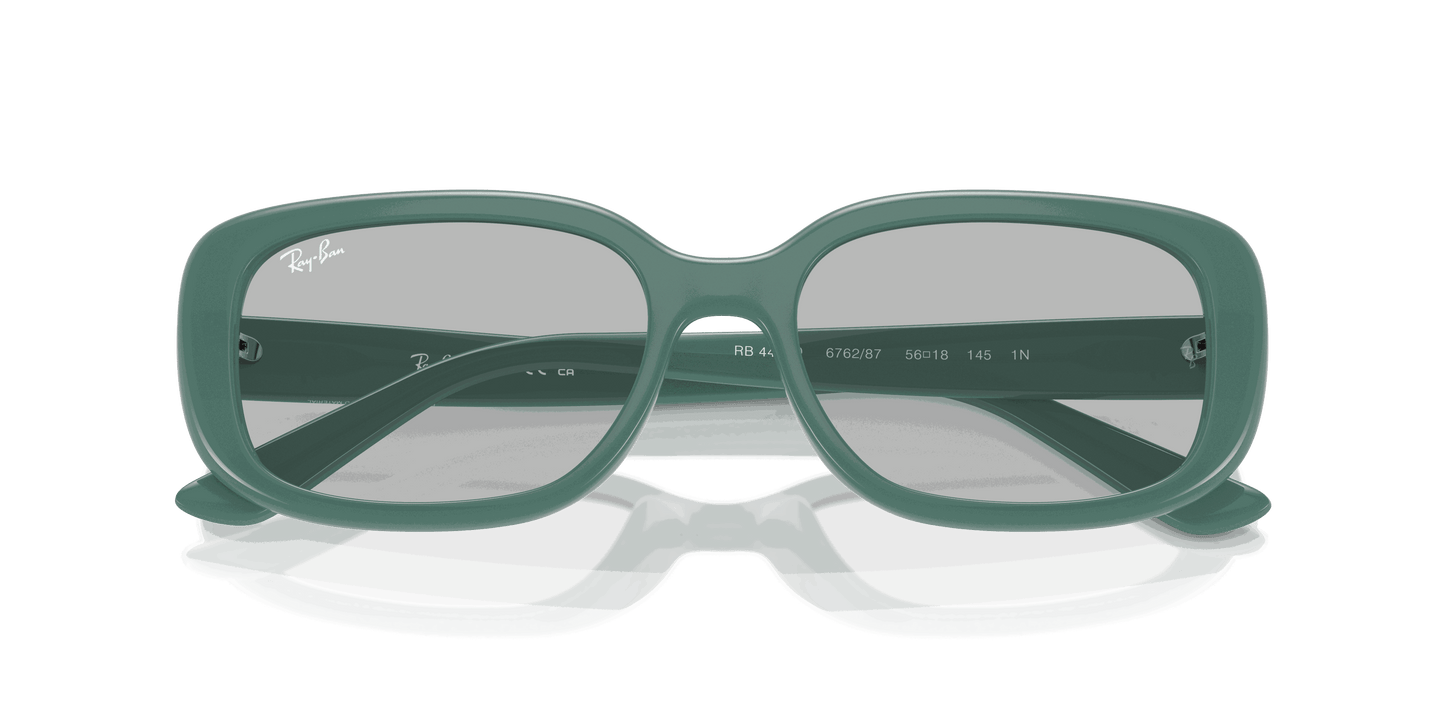 [Light Grey Lenses, Polished Algae Green Frame]