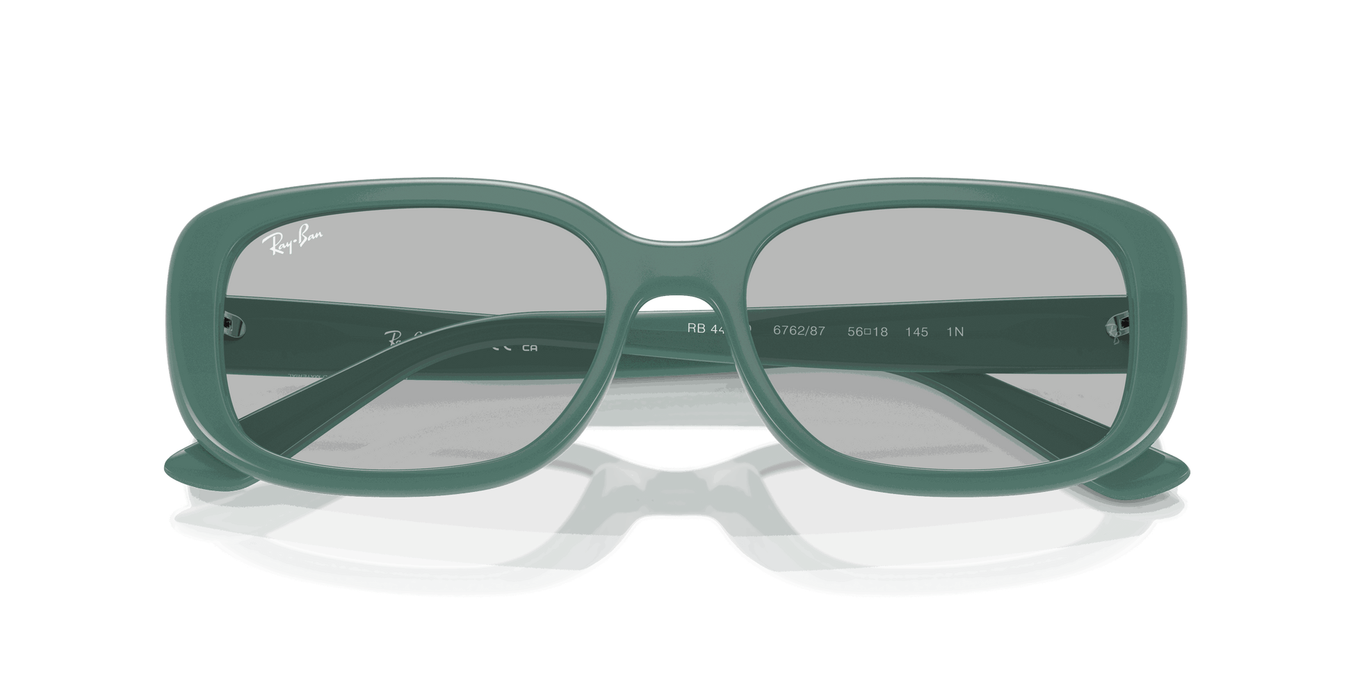 [Light Grey Lenses, Polished Algae Green Frame]