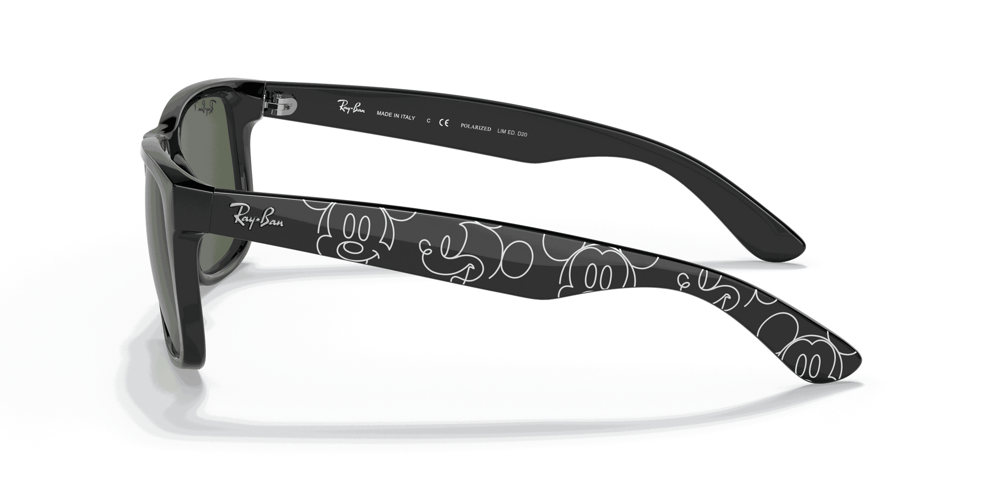 [Polarized Dark Green Lenses, Polished Black Frame]