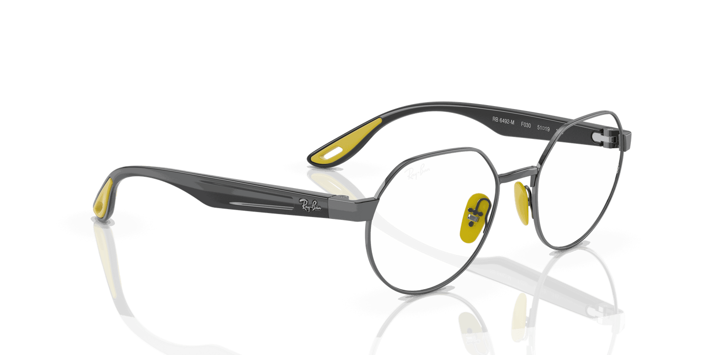 [Clear Lenses, Polished Gunmetal Frame]