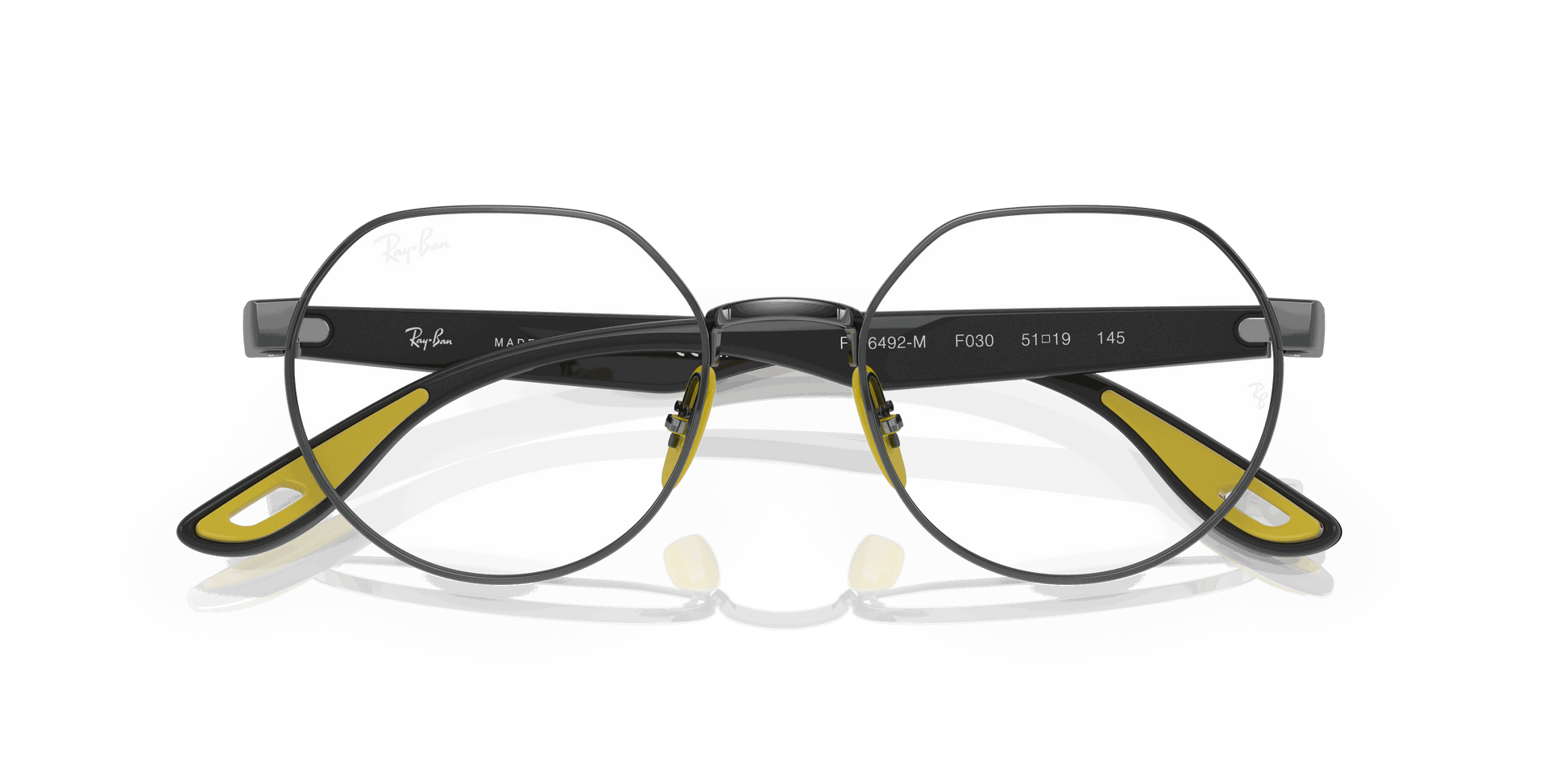 [Clear Lenses, Polished Gunmetal Frame]
