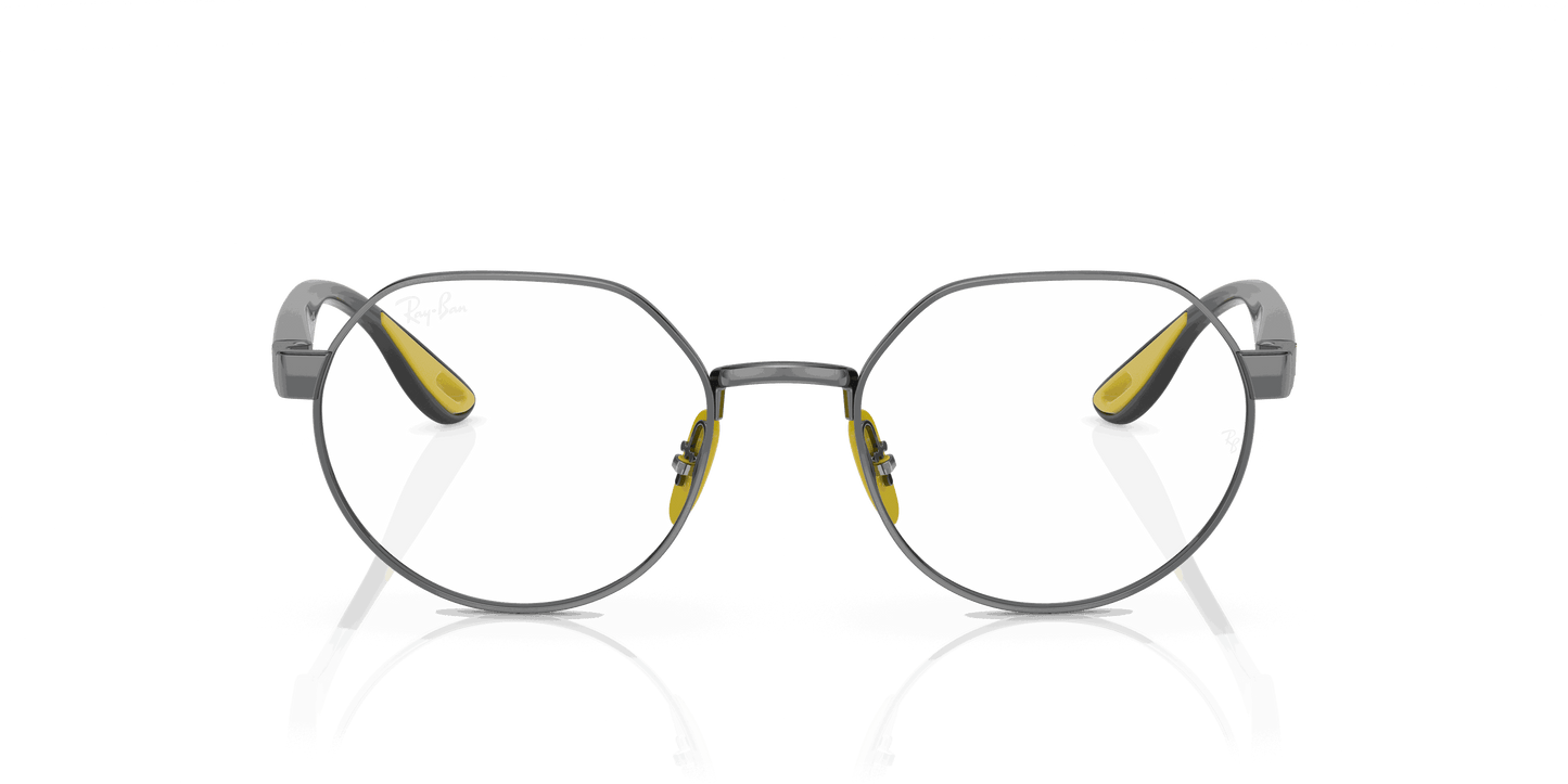[Clear Lenses, Polished Gunmetal Frame]