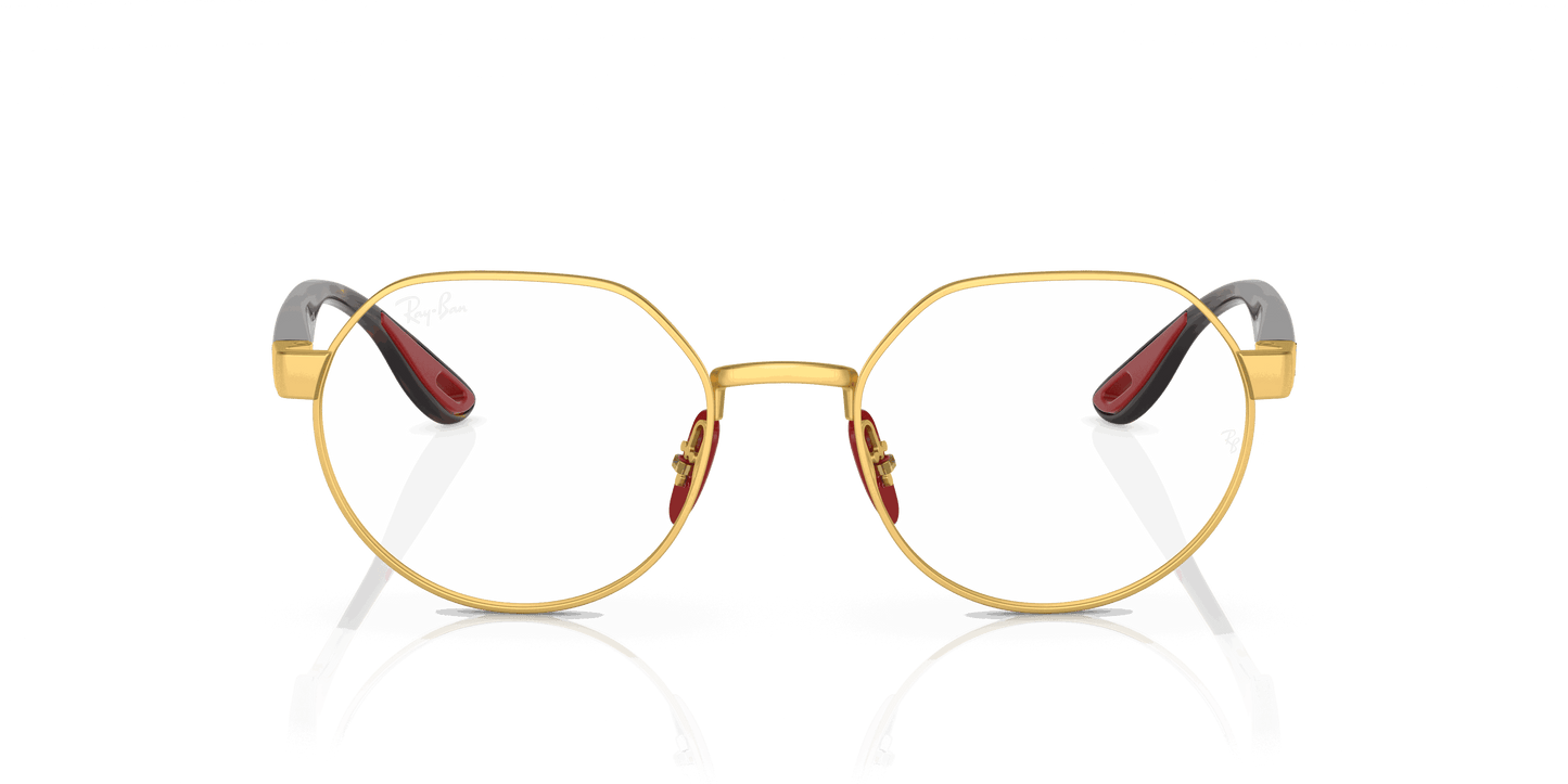 [Clear Lenses, Polished Gold Frame]