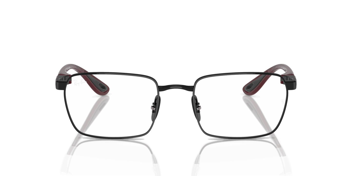 [Clear Lenses, Polished Black Frame]