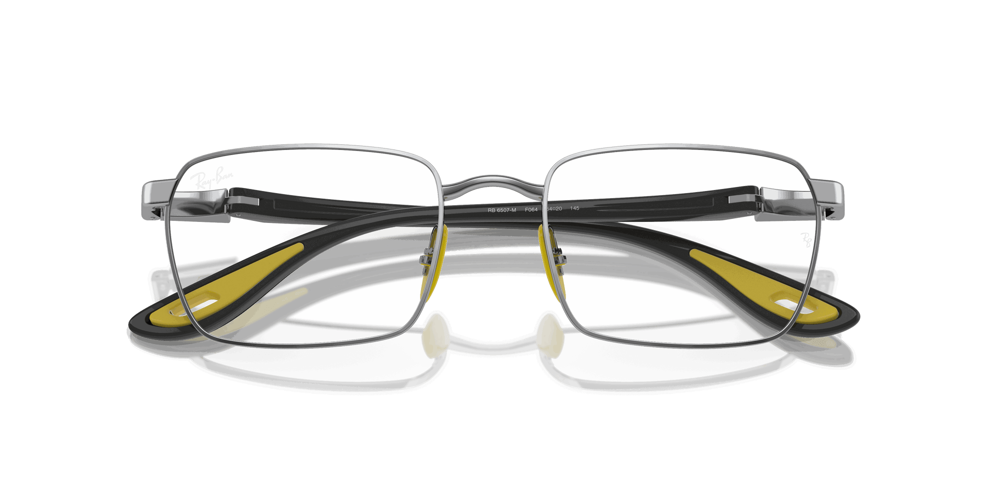 [Clear Lenses, Polished Silver Frame]