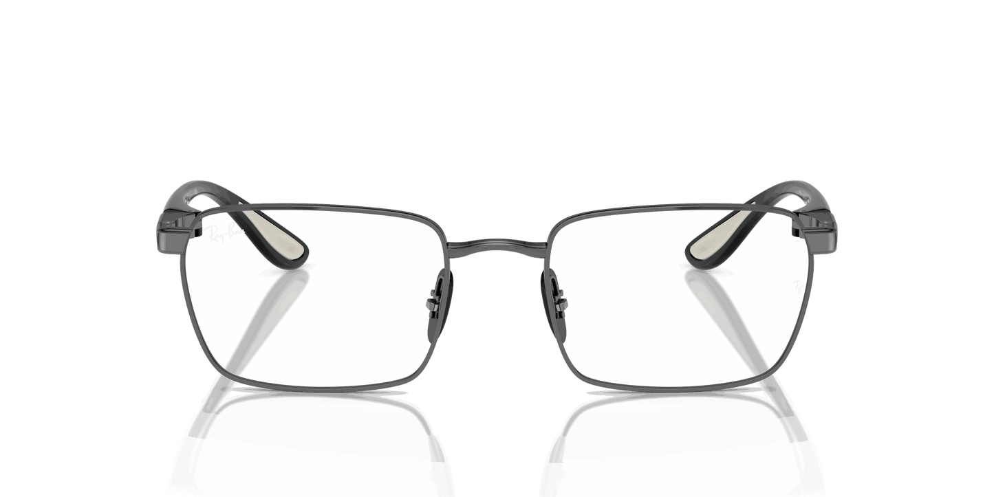 [Clear Lenses, Polished Gunmetal Frame]