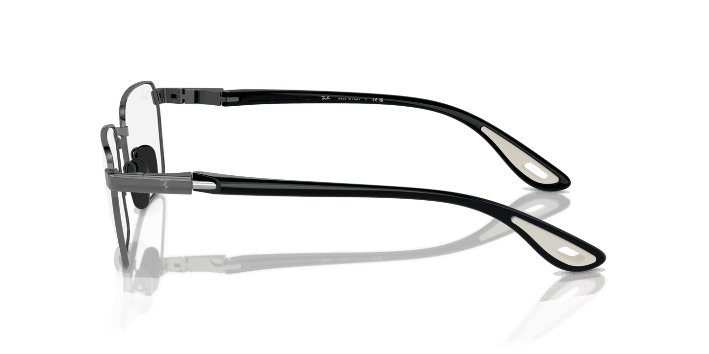 [Clear Lenses, Polished Gunmetal Frame]