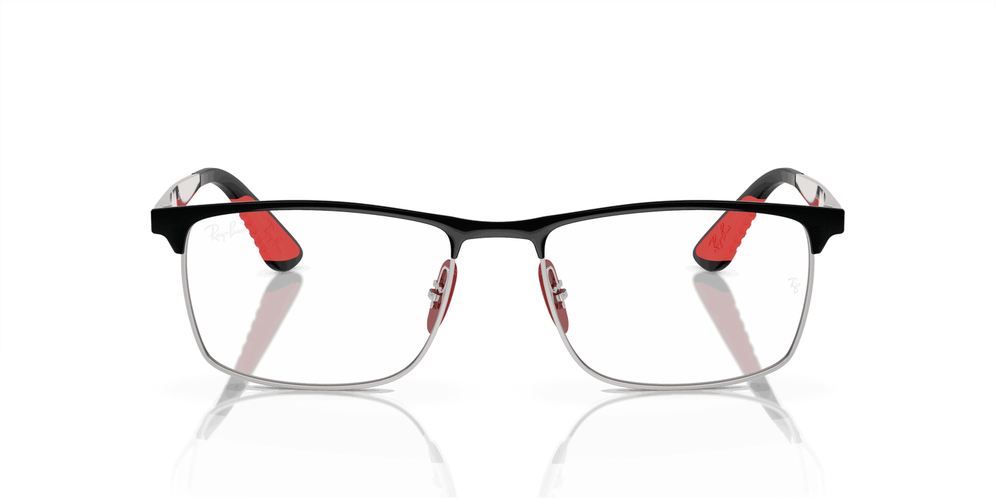 [Demo Lens Lenses, Polished Black On Silver Frame]