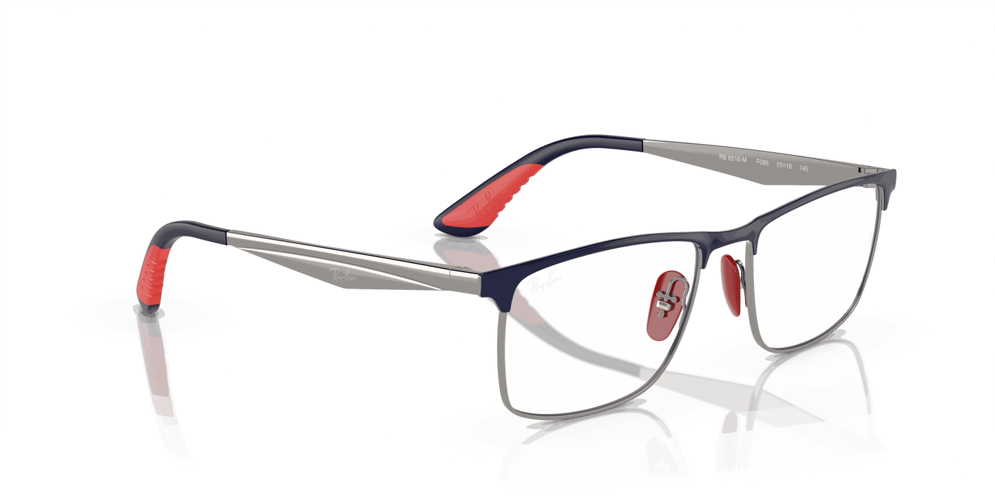 [Clear Lenses, Polished Blue On Gunmetal Frame]