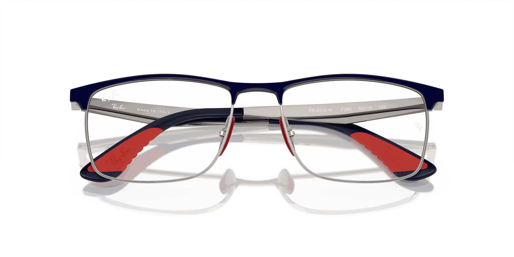 [Clear Lenses, Polished Blue On Gunmetal Frame]