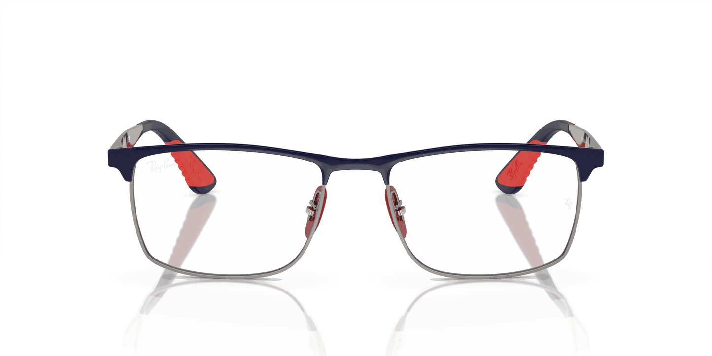 [Clear Lenses, Polished Blue On Gunmetal Frame]