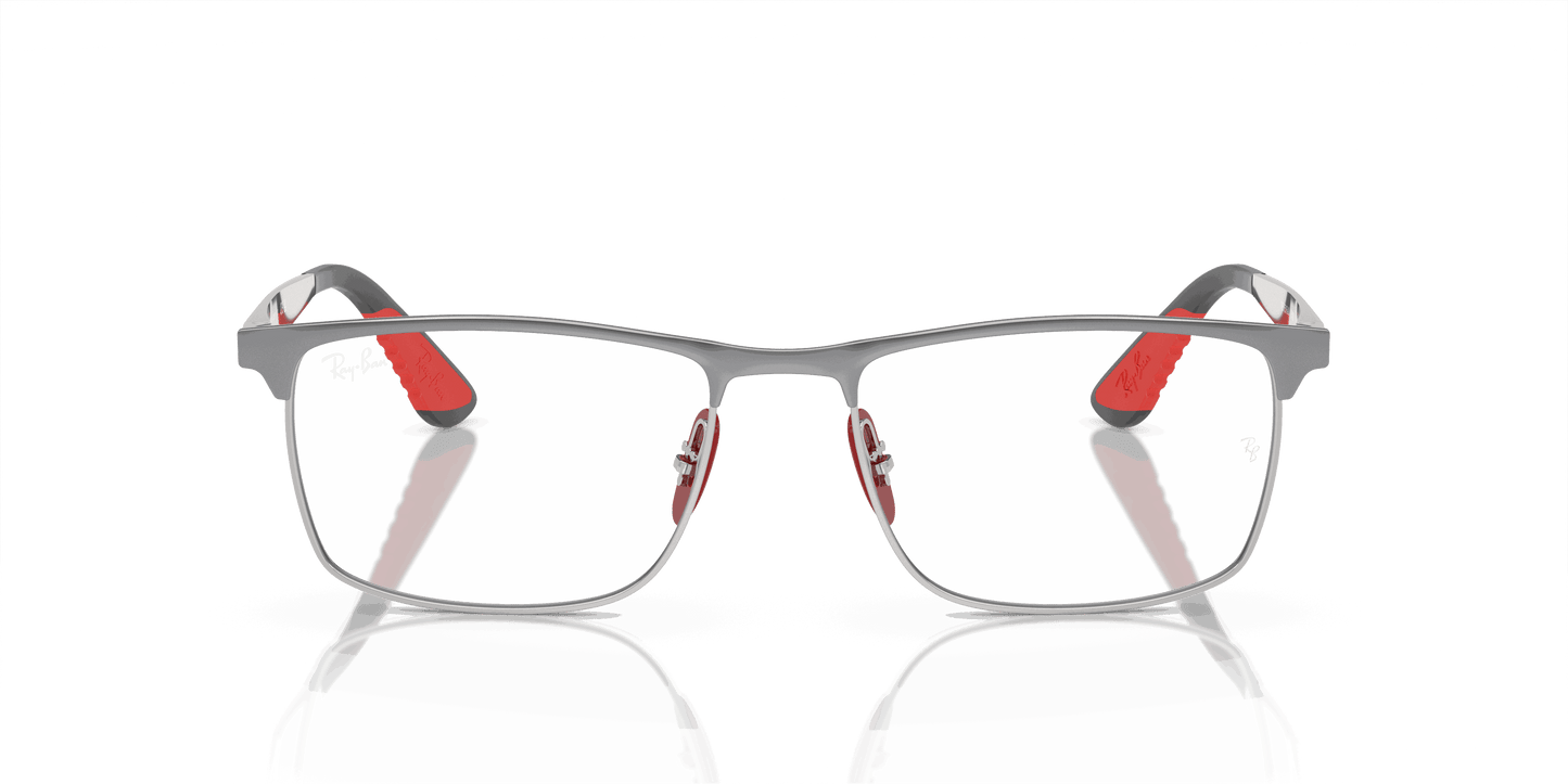 [Clear Lenses, Polished Gunmetal On Silver Frame]