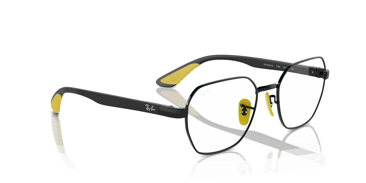 [Clear Lenses, Polished Black Frame]