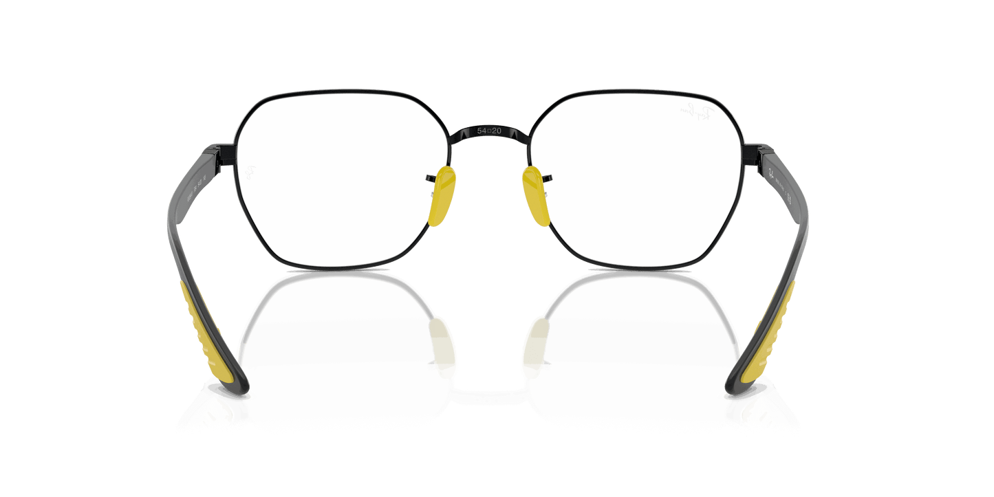 [Clear Lenses, Polished Black Frame]
