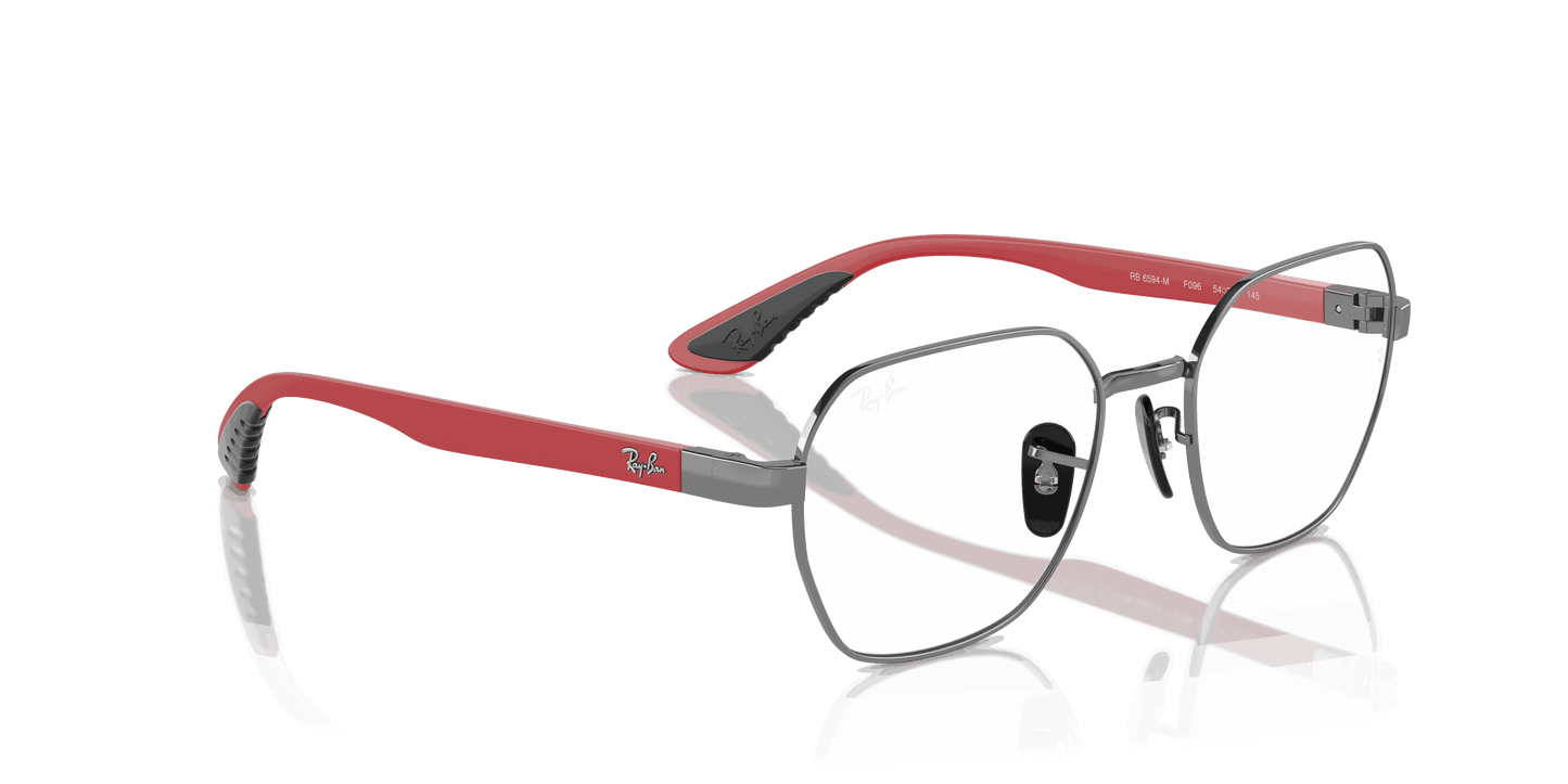 [Clear Lenses, Polished Gunmetal Frame]