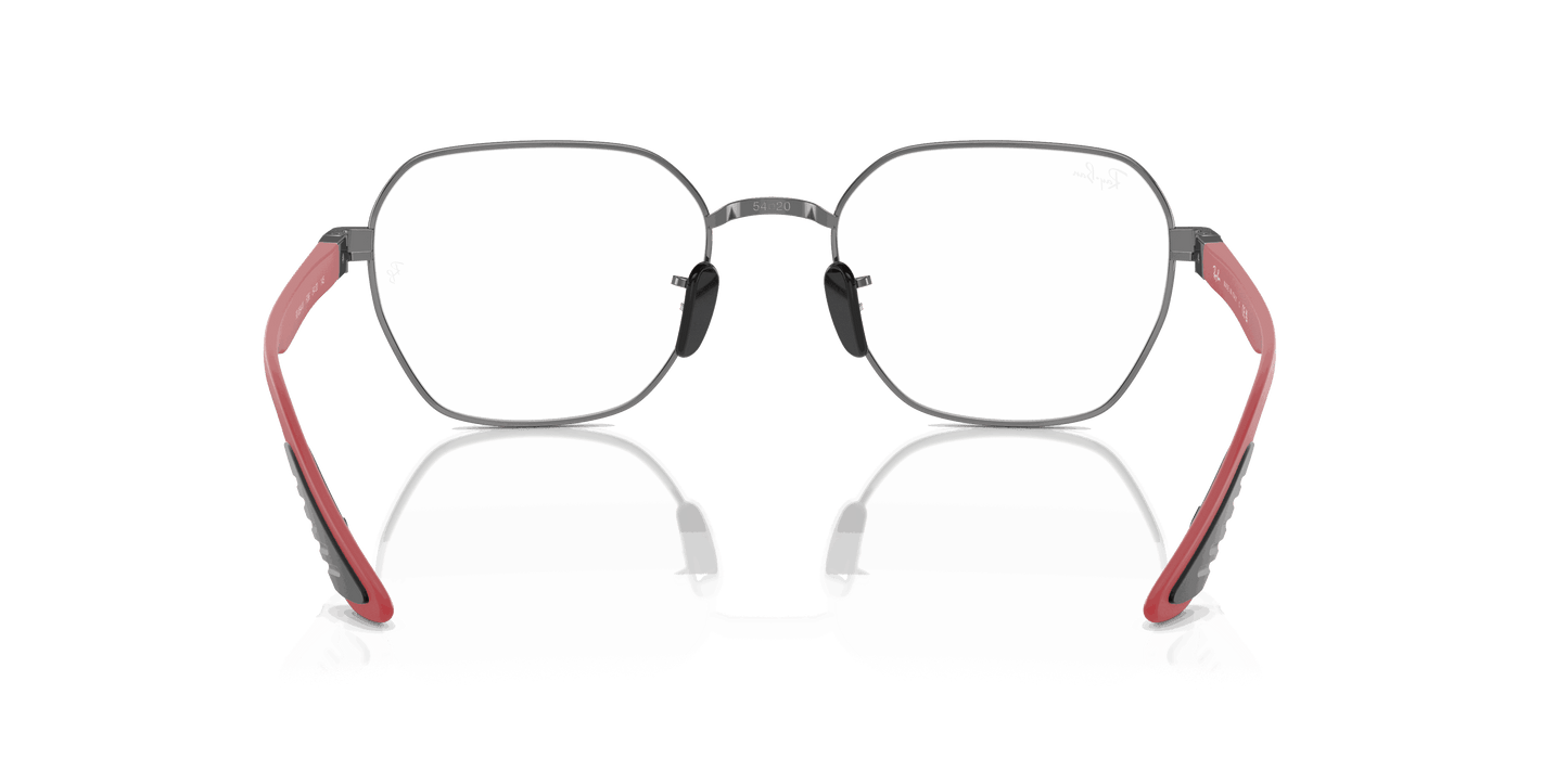 [Clear Lenses, Polished Gunmetal Frame]