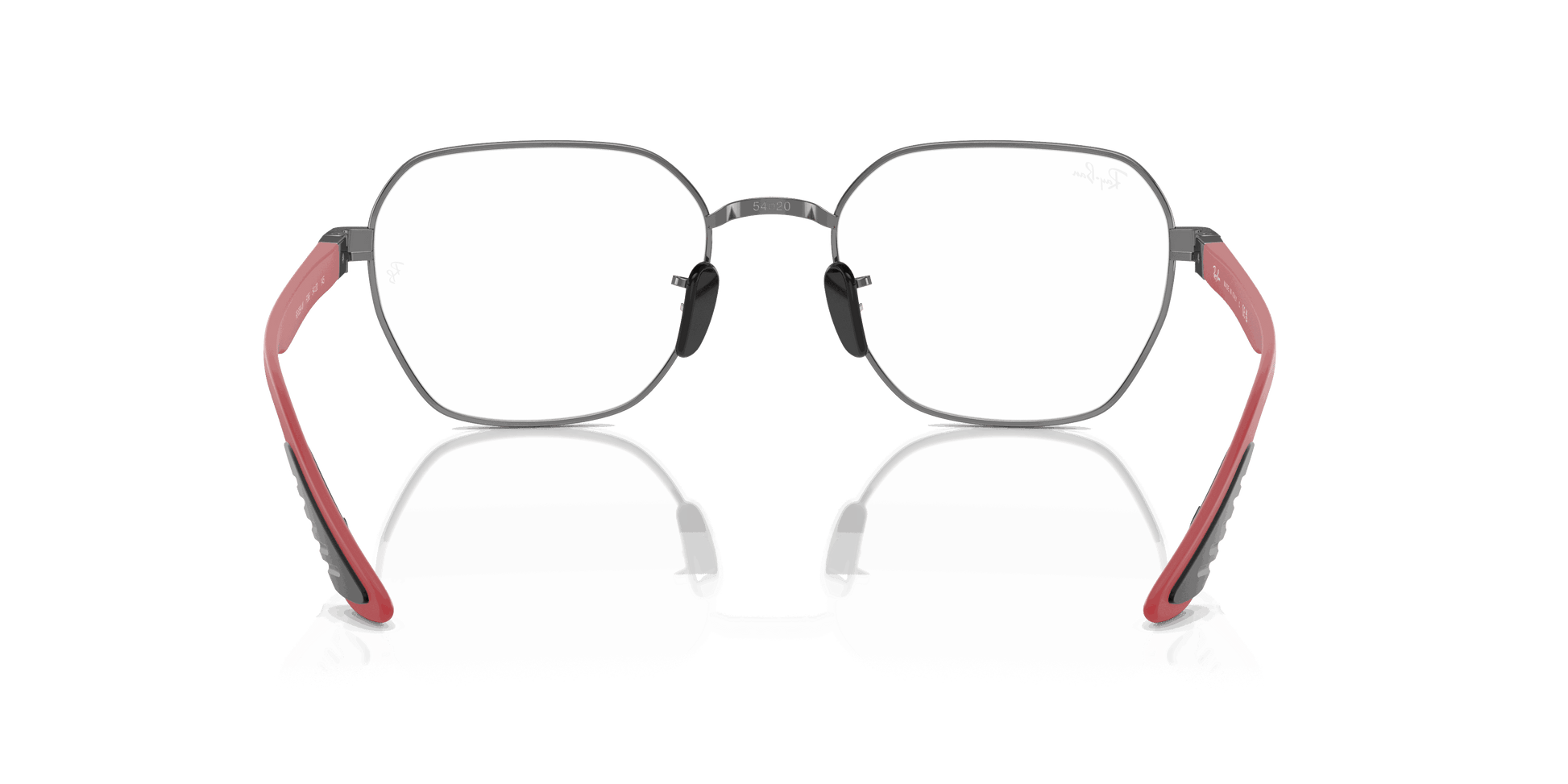 [Clear Lenses, Polished Gunmetal Frame]
