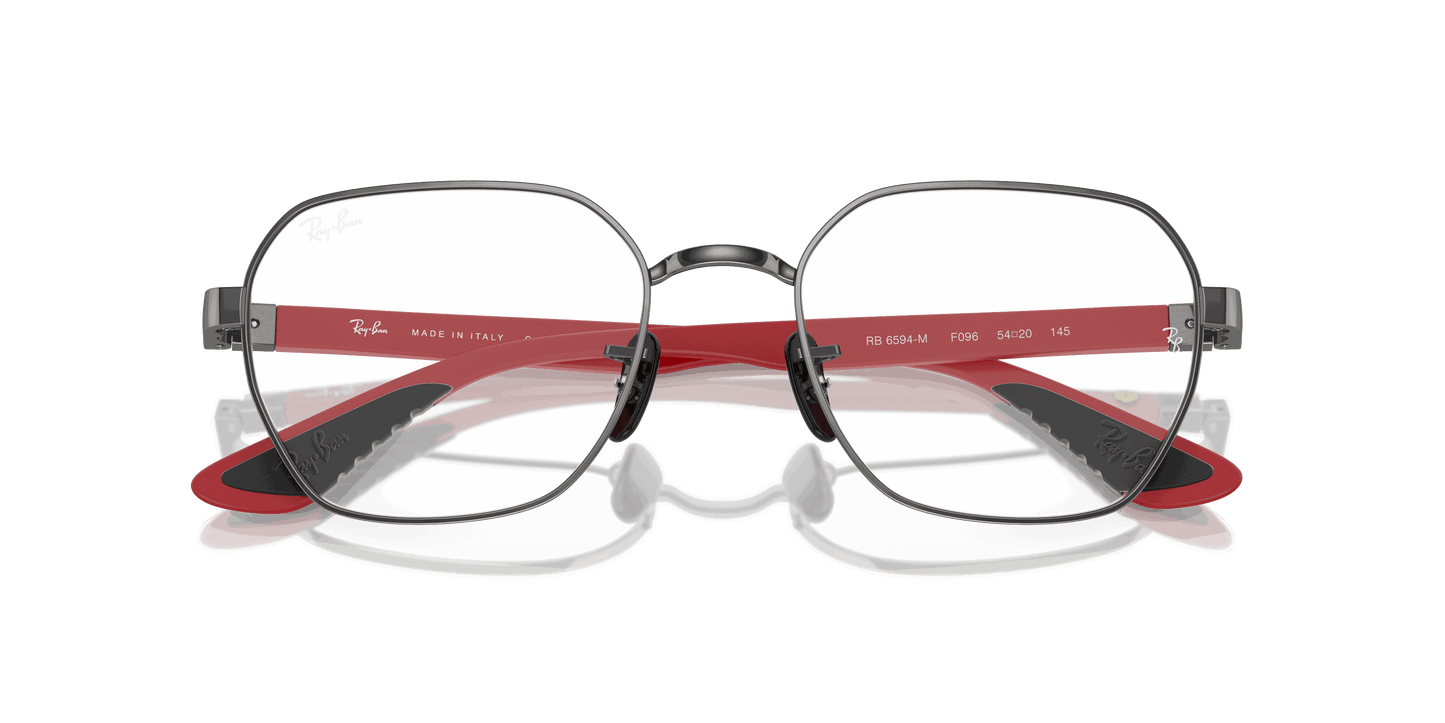 [Clear Lenses, Polished Gunmetal Frame]