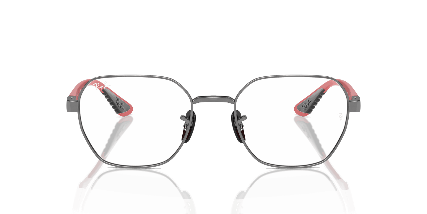 [Clear Lenses, Polished Gunmetal Frame]