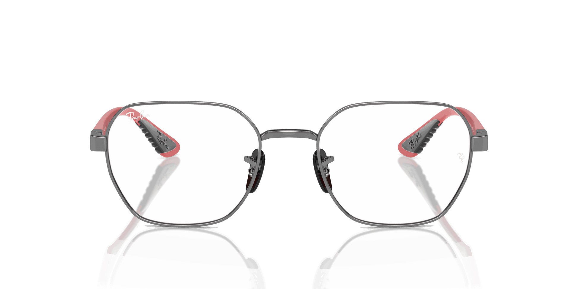 [Clear Lenses, Polished Gunmetal Frame]