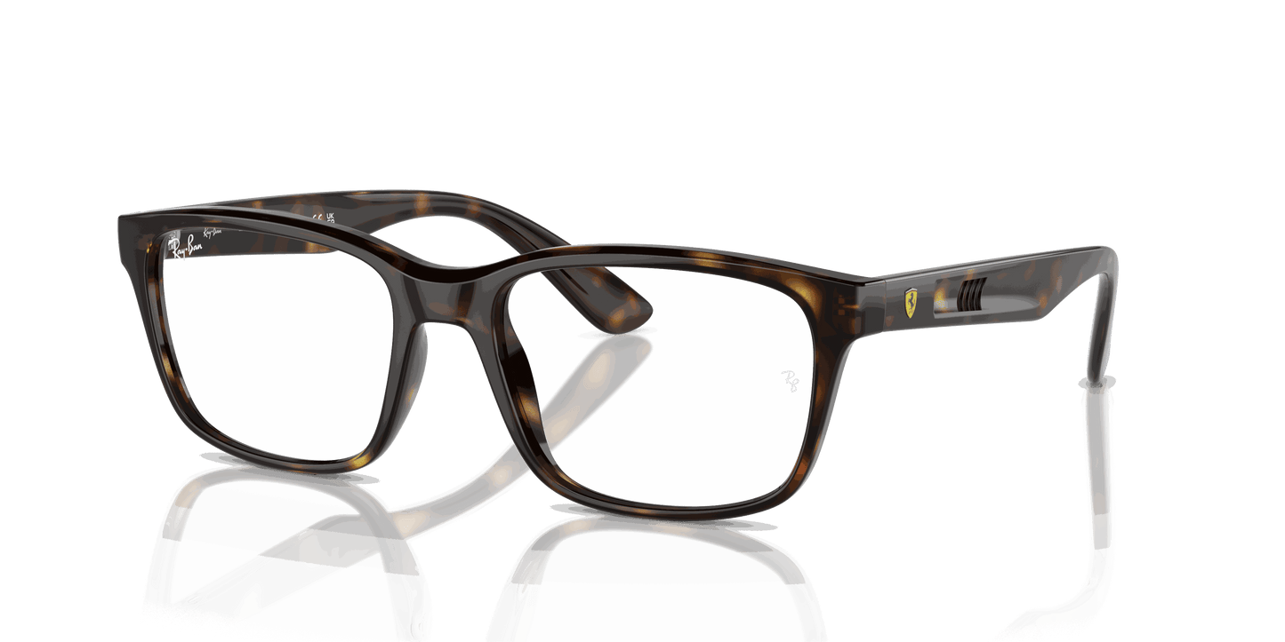 [Clear Lenses, Polished Havana Frame]