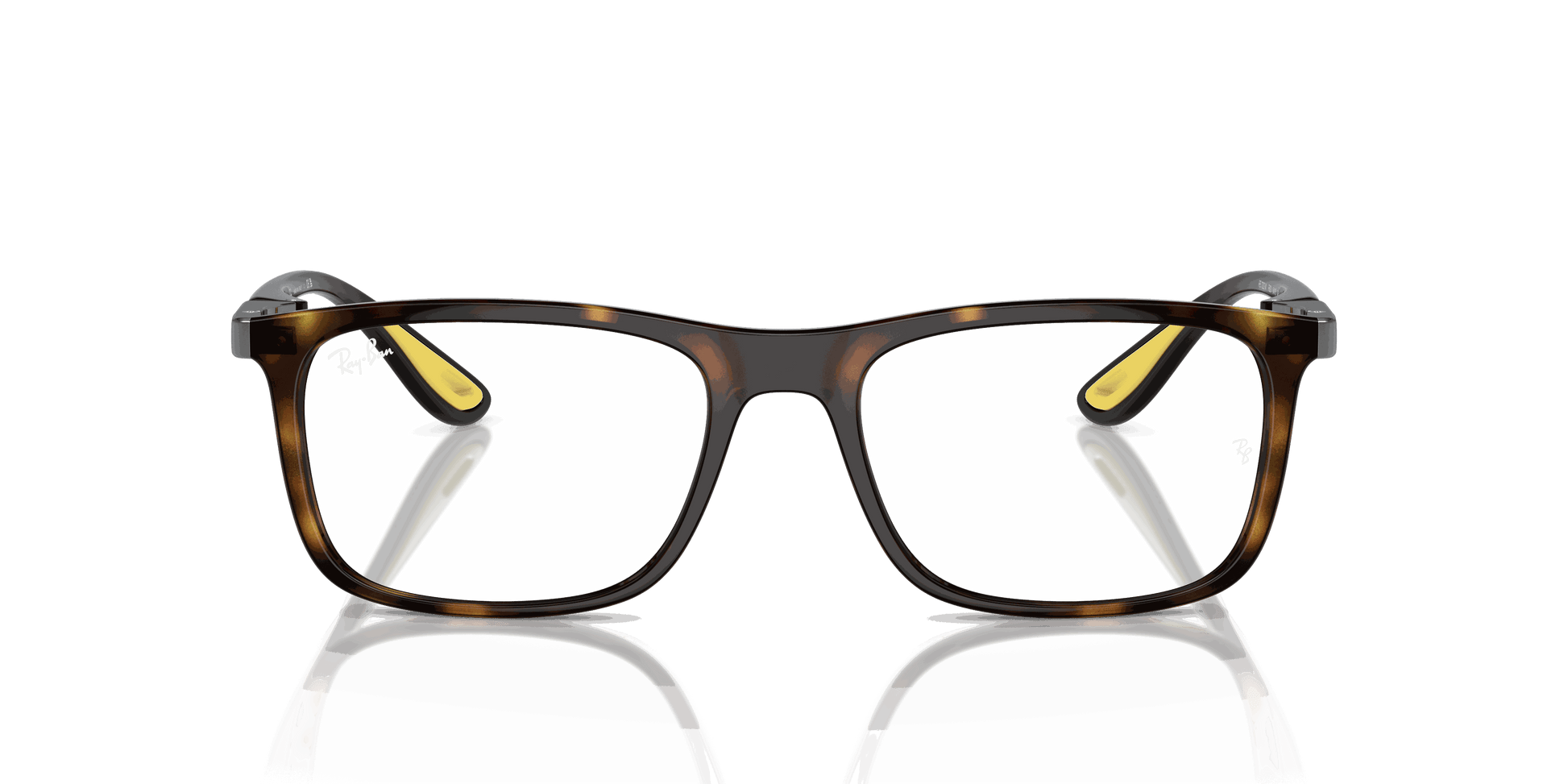 [Clear Lenses, Polished Havana Frame]