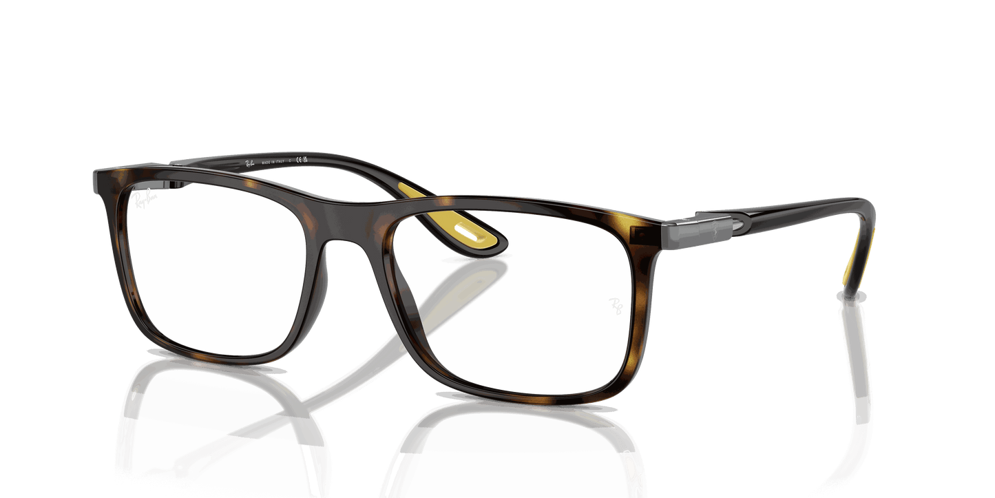 [Clear Lenses, Polished Havana Frame]
