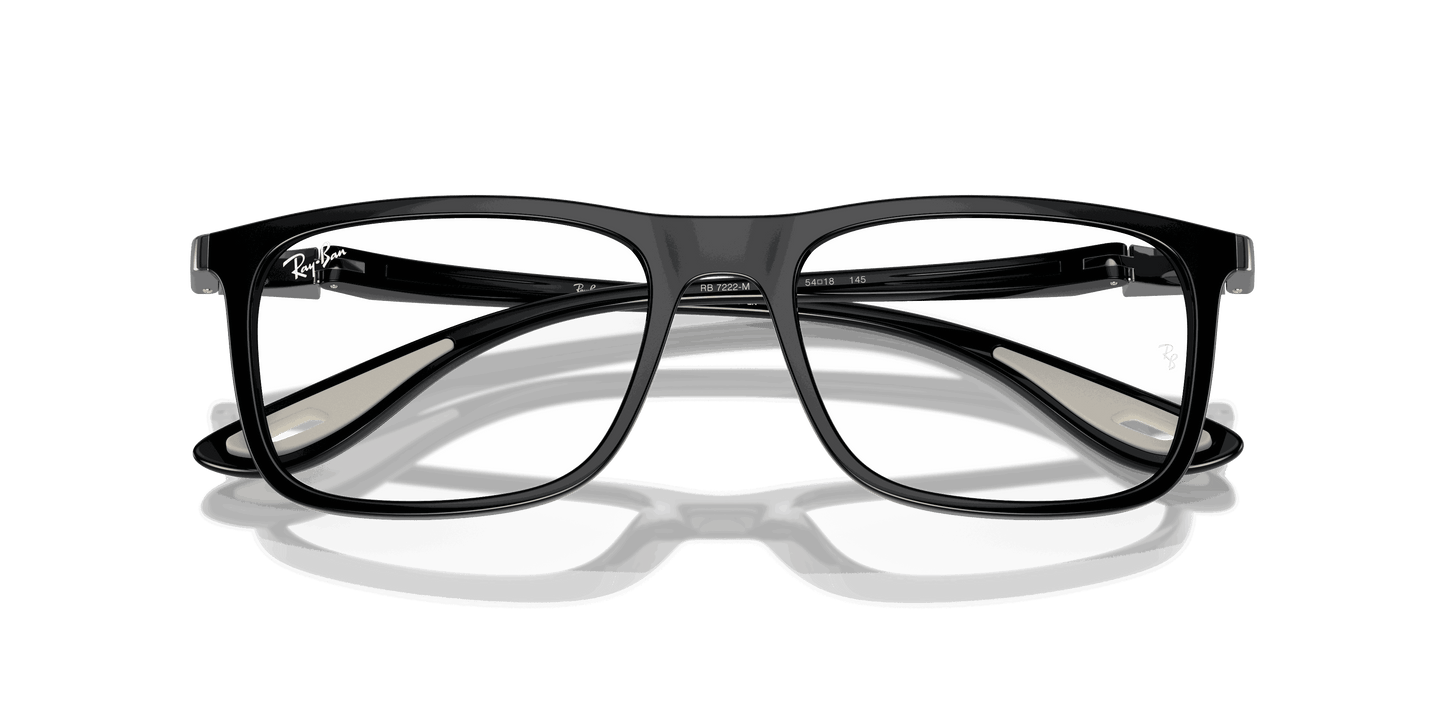 [Clear Lenses, Polished Black Frame]
