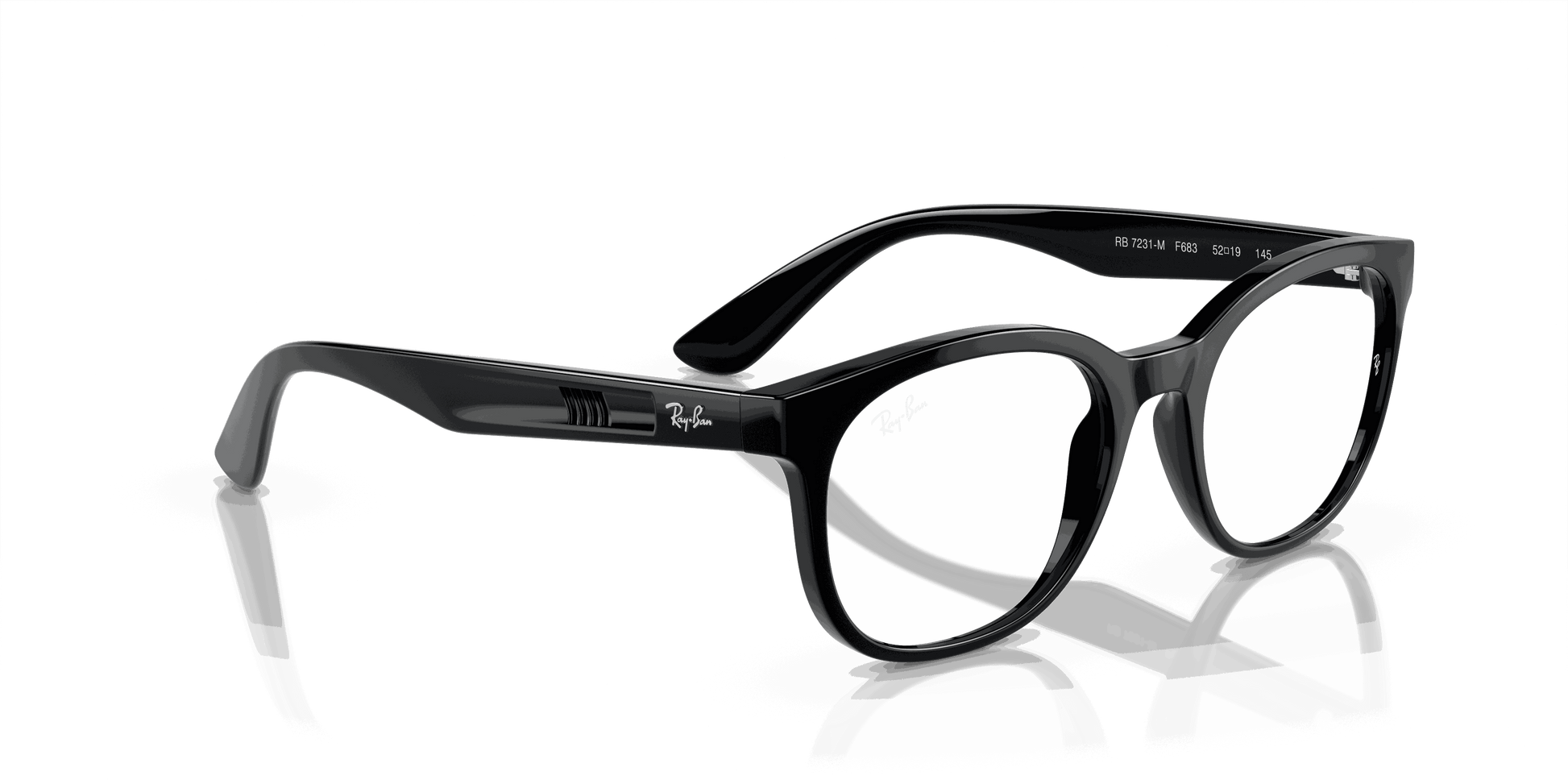 [Demo Lens Lenses, Polished Black Frame]