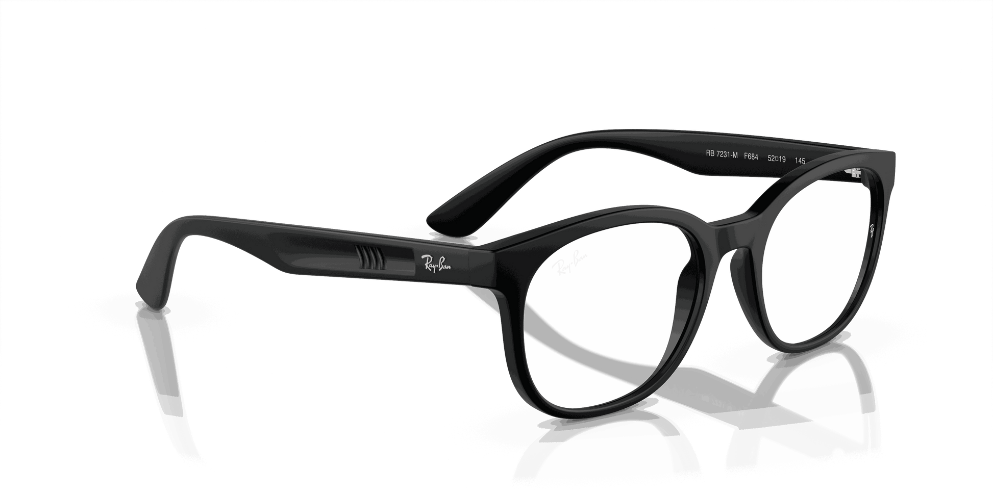 [Demo Lens Lenses, Matte Black Frame]