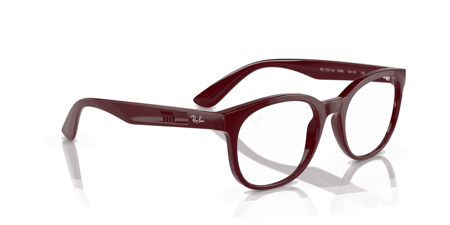 [Demo Lens Lenses, Polished Dark Red Frame]