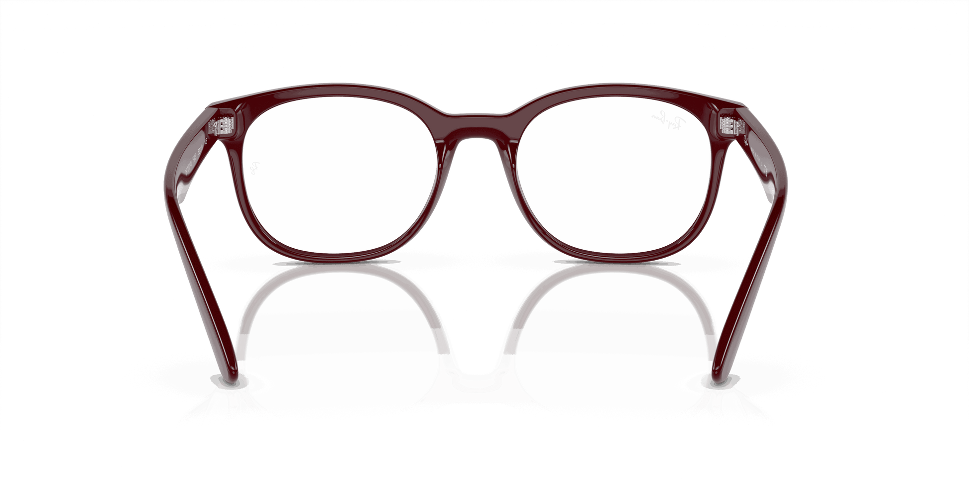 [Demo Lens Lenses, Polished Dark Red Frame]