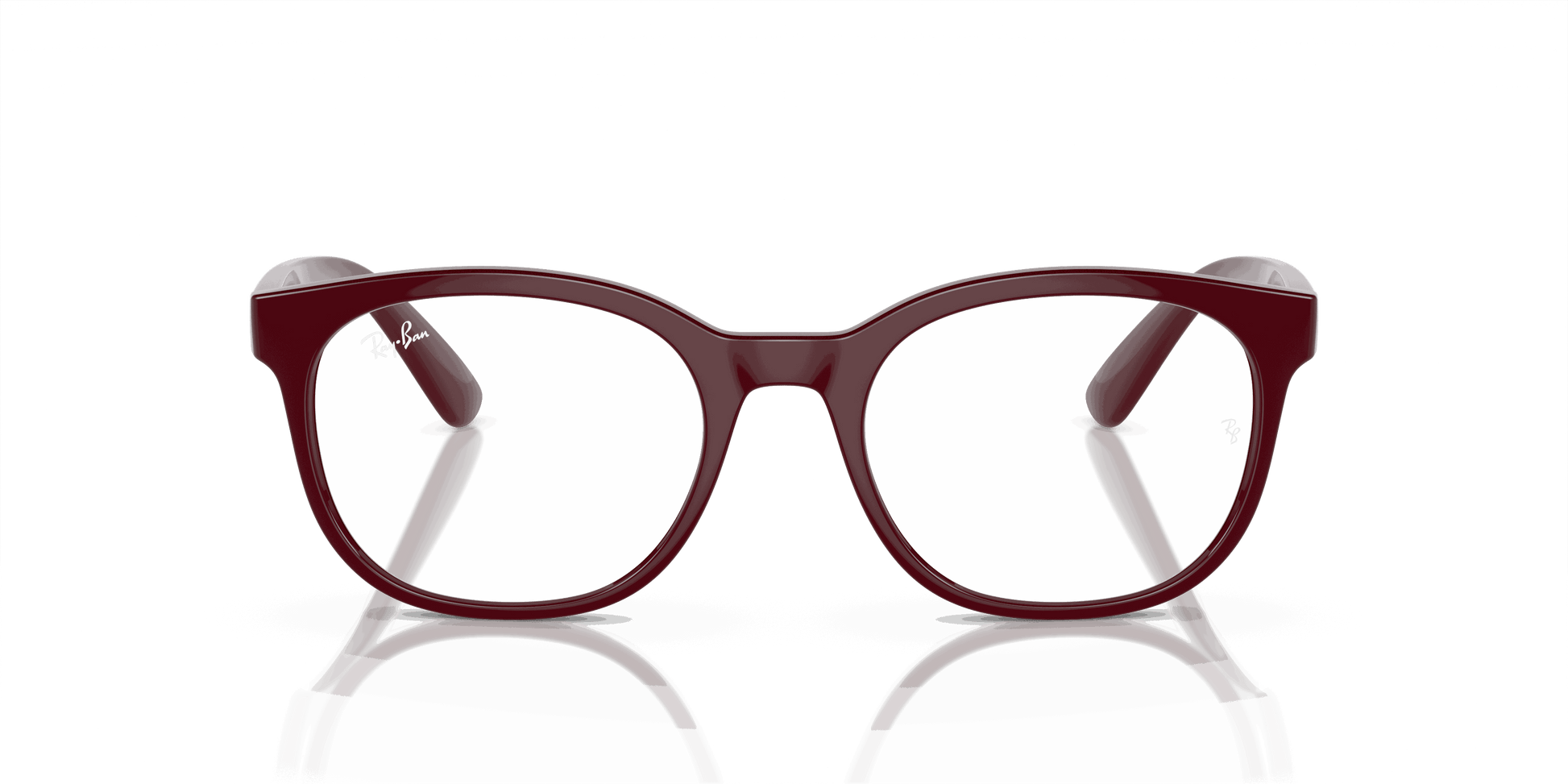 [Demo Lens Lenses, Polished Dark Red Frame]