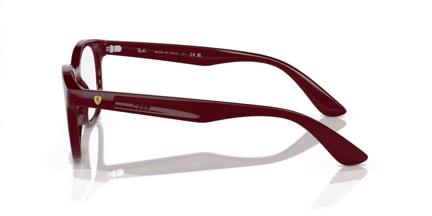 [Demo Lens Lenses, Polished Dark Red Frame]