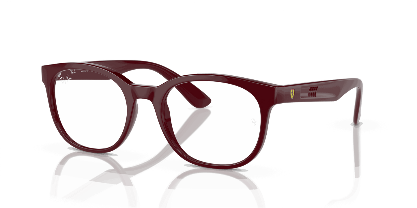 [Demo Lens Lenses, Polished Dark Red Frame]
