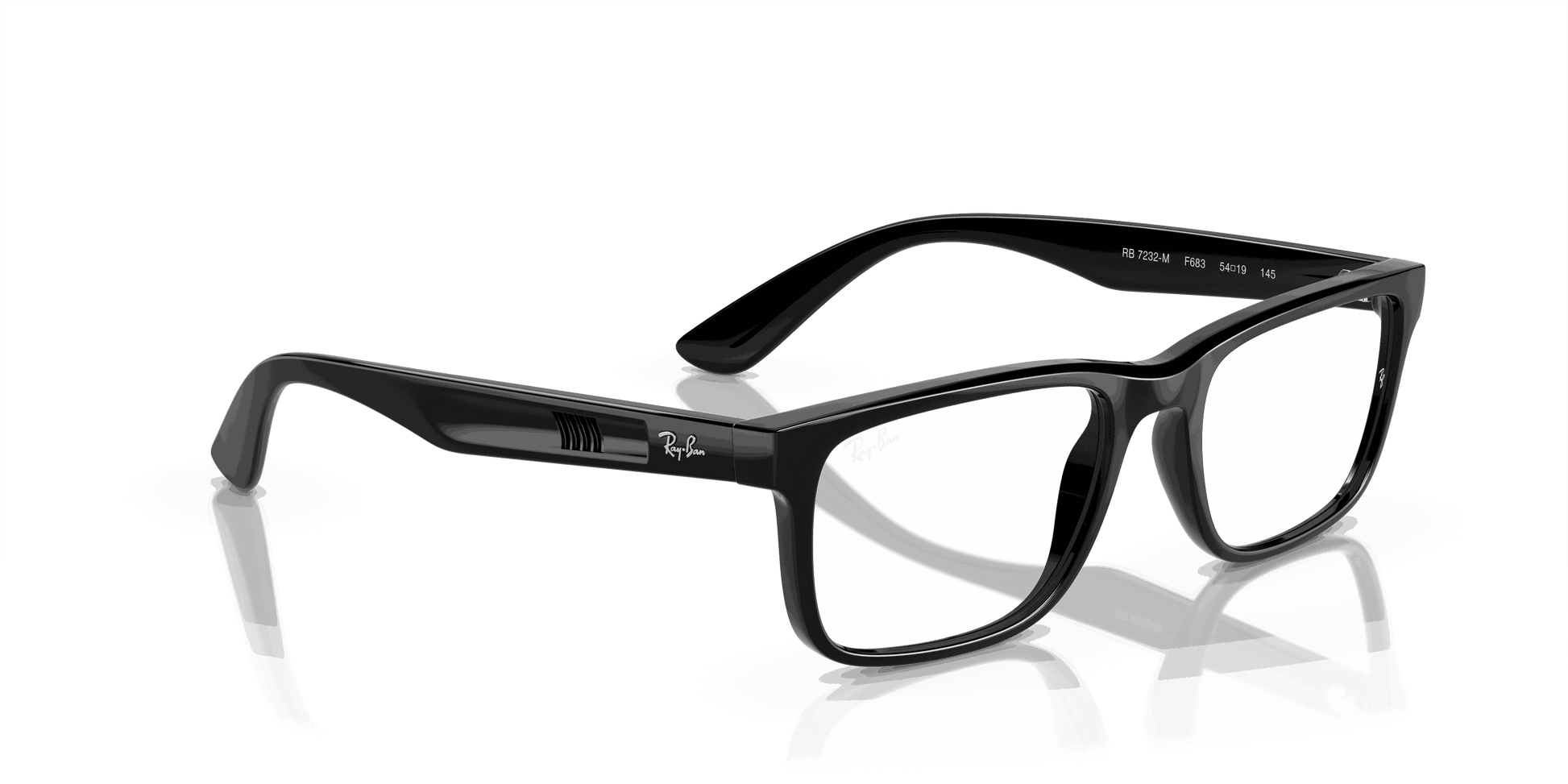 [Demo Lens Lenses, Polished Black Frame]