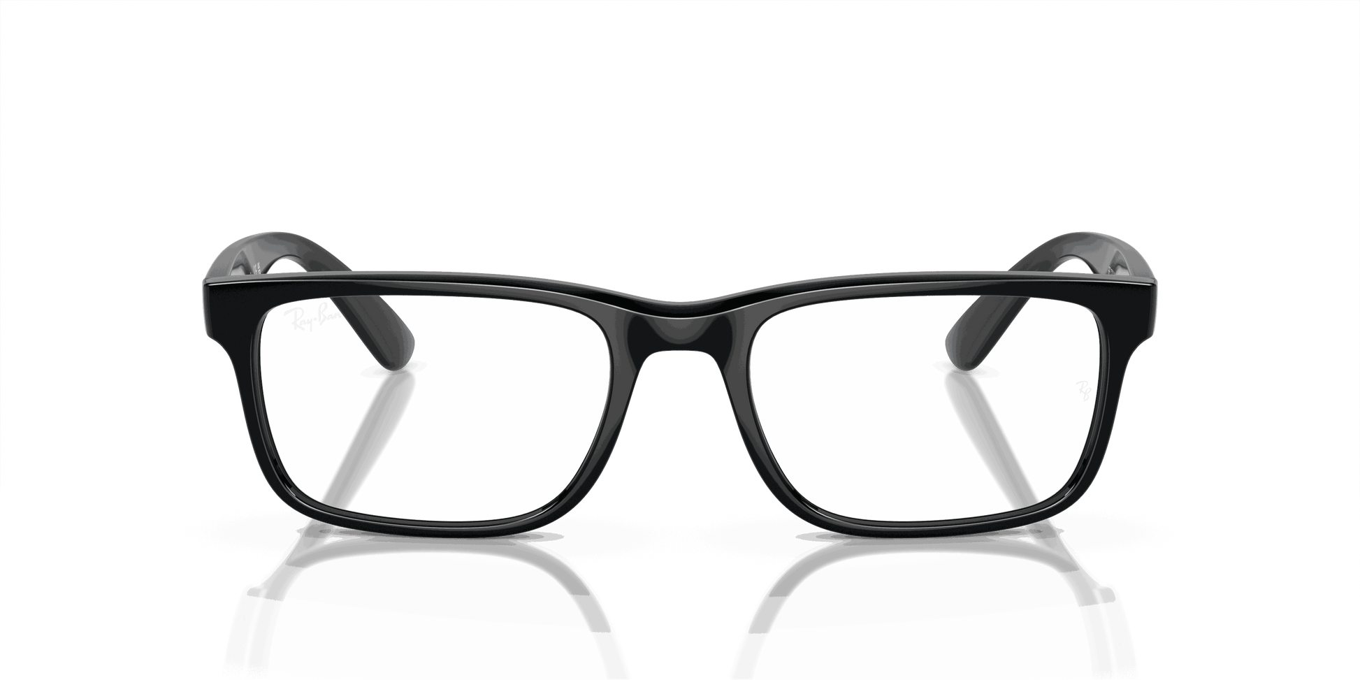 [Demo Lens Lenses, Polished Black Frame]