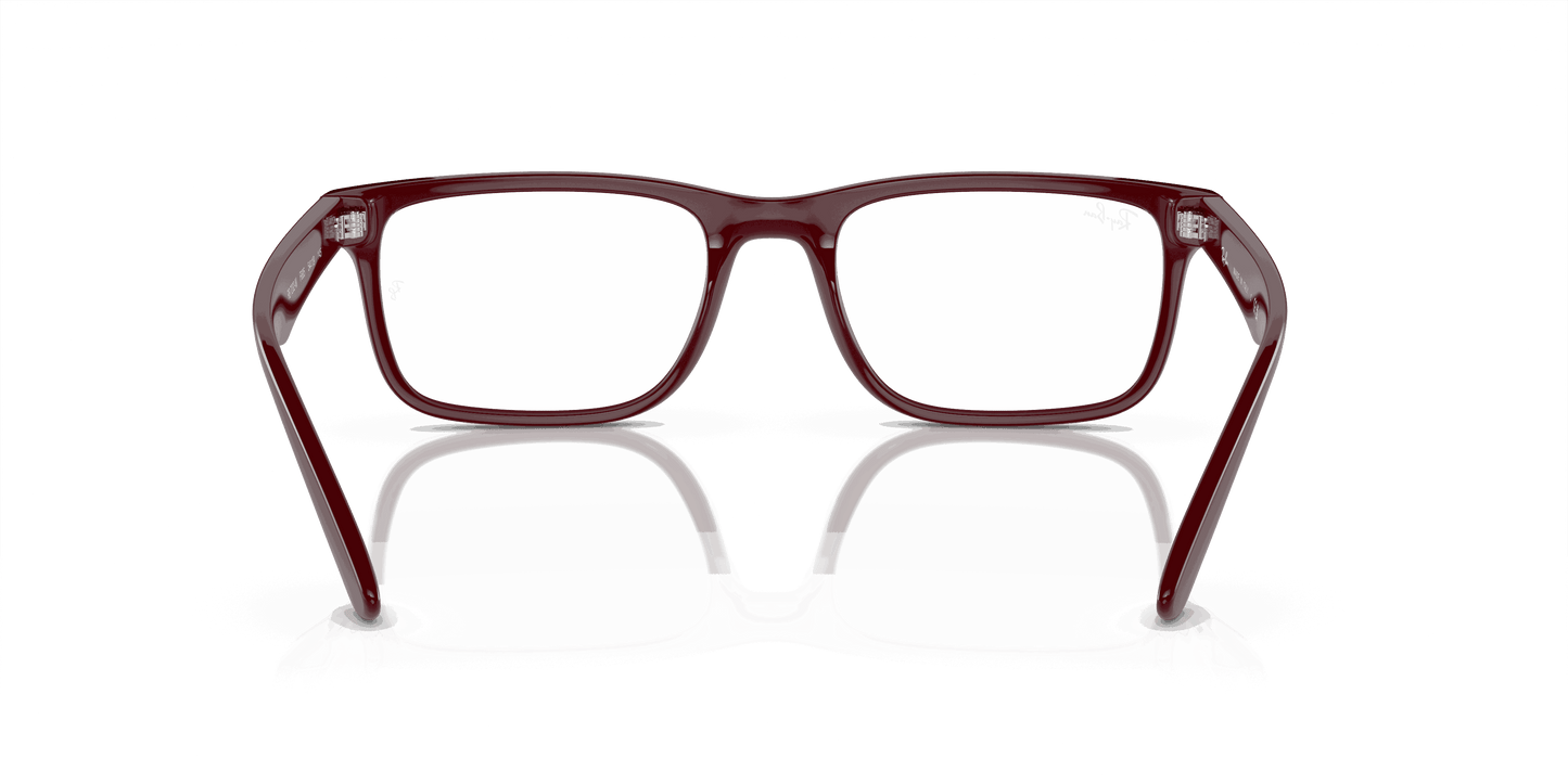 [Demo Lens Lenses, Polished Dark Red Frame]